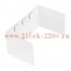 Соединитель (40х25) (4 шт) Plast EKF PROxima Белый