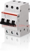 Автоматический выключатель ABB 3-полюсный SH203 C25 6кА (автомат)