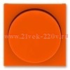 Накладка ABB Levit для светорегулятора поворотного оранжевый / дымчатый чёрный