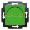 Светорегулятор ABB Levit поворотно-нажимной 60-600Вт зелёный / дымчатый чёрный (3294H-A02247 67W)