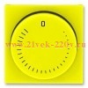 Накладка ABB Levit для регулятора вращения вентилятора жёлтый/дымчатый чёрный (3294H-A00130 64)
