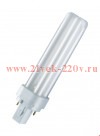 Лампа компактная люминесцентная DULUX D 18W/21 840 G24d 2 (холодный белый 4000К)
