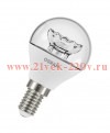 Лампа светодиодная прозрачная шарик LS CLP 40 5.4W/830 (=40W) CL E14 470lm OSRAM тёплый белый свет