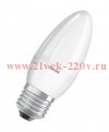 Лампа светодиодная свеча LV CLB 75 10SW/830 220-240V FR E27 800lm 25000h OSRAM тёплый белый свет