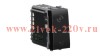 Диммер кнопочный модульный универсальный 3-220Вт 1 модуль DKC Avanti, черный квадрат