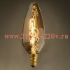 Лампа накаливания Ретро лампа свеча FL-Vintage C35 40W E14 220В 35х118мм