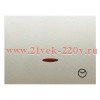 Накладка для выключателя с таймером 8162, серия OLAS, цвет белый жасмин ABB