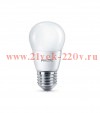 Лампа светодиодная ESS LEDLustre 6W( =75W) E27 840 P45 FR 620lm PHILIPS нейтральный белый свет