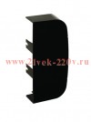 Заглушка 110х50мм черная для кабель-канала DKC In-liner Front
