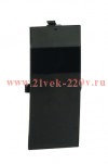 Накладка на стык крышки черная 60мм для кабель-канала 110х50мм DKC In-liner Front