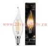Лампа светодиодная Filament Свеча на ветру E14 7Вт 2700К GAUSS 104801107