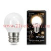 Лампа светодиодная Globe E27 9.5Вт 3000К Gauss 105102110