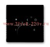 Накладка для терморегулятора 1095 U/UF-507, 1096 U ABB Basic 55 цвет черный (1795-95)