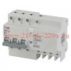 Выключатель автоматический дифференциального тока 3P+N 63А 30мА тип AC SIMPLE-mod-40 х-ка ЭРА Б00392