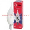 ЭРА LED BXS-10W-865-E14 R (диод, свеча на ветру, 10Вт, хол, E14)