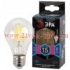 ЭРА F-LED A60-15W-840-E27 (филамент, груша, 15Вт, тепл, Е27)