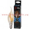 ЭРА F-LED BXS-7W-840-E14 gold (филамент, свеча на ветру золот, 7Вт, нетр, E14