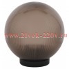 ЭРА НТУ 02-60-205 Светильник садово-парковый, шар дымчатый призма D=200 mm