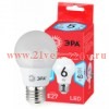 ЭРА Лампочка светодиодная RED LINE LED A55-6W-840-E27 R E27 / Е27 6 Вт груша нейтральный белый свет