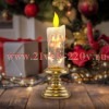 ЭРА EGNDS-03 Новогодний декоративный светильник Свеча, теплый белый, 10 LED, h 20 см, 2*ААА, IP20