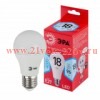 ЭРА Лампочка светодиодная RED LINE LED A65-18W-840-E27 R E27 18Вт нейтральный белый свет