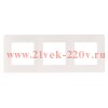 Рамка на 3 поста Эра 12 Сатин, белый 12-5103-01