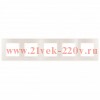 ЭРА Рамка для розеток и выключателей Серия 12 12-5105-15 на 5 постов, Сатин, перламутр
