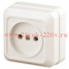 Розетка 2P 16А-250В IP20 ОУ Intro Quadro, сл.кость 2-201-02 (5055945566017)