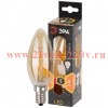 Лампа светодиодная F-LED B35-5w-827-E14 gold ЭРА Б0027939