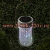 Светильник садовый SL-GL14-JAR-2 13.5см солнечная батарея металл/стекло прозр. ЭРА Б0032579