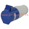 ЭРА R-16-2P-PE-IP44 Розетка переносная 213 2Р+РЕ 16А 220В IP44