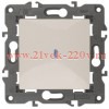 Выключатель с подсветкой 10АХ-250В IP20 Эра Elegance слоновая кость 14-1102-02 (бежевый)