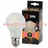 Лампа светодиодная F-LED A60-7W-827-E27 frost ЭРА Б0035031