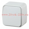 Выключатель накладной 10А-250В IP20 Polo Intro, белый 3-101-01 (5056183753603)