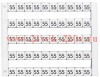 Маркировка горизонтальная (31-.40) DY5 1 пластина - 50шт Klemsan 505023