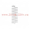Пластина маркировочная KIP 15W для KKS 15х4мм бел. Klemsan 508003