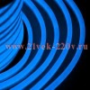Гибкий Неон LED синий 12х26мм 80LED/5,3Вт/м, IP54 оболочка синяя, бухта 50м