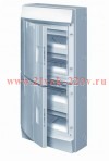 Влагозащищенный настенный бокс ABB Mistral65 48М (4х12) непрозрачная дверь без клеммников 65P12X41