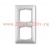 Рамка ABB Basic 55 2 поста альпийский белый (2512-94)
