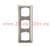 Рамка ABB Basic 55 3 поста цвет шампань (2513-93)
