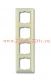 Рамка ABB Basic 55 4поста слоновая кость (2514-92) (бежевый)