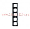 Рамка ABB Basic 55 5 постов цвет черный (2515-95)