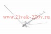 Активная эфирная антенна для аналогового и цифрового телевидения DVB-T2 усиление 21-31 дБ