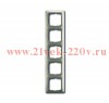 Рамка ABB Basic 55 5 постов цвет шампань (2515-93)