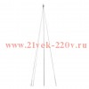 Мачта молниеприемная d40мм L4000 с оттяжками St PROxima EKF lp-4000-40-st