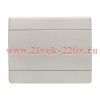 Щит ЩРВ-П-12 IP41 бел. дверца (пром. упак.) Basic EKF pb-v-12w-bas