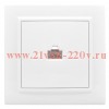Минск Розетка RJ-45 1-местная СП белая EKF Basic
