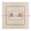 Розетка RJ-45+Phone СП бежевый Минск EKF
