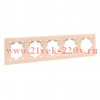 Рамка 5-м Валенсия крем. PROxima EKF EWM-G-305-20