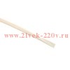 Трубка термоусадочная ТУТ нг 6/3 бел. ролик 2 м EKF tut-6-w-b